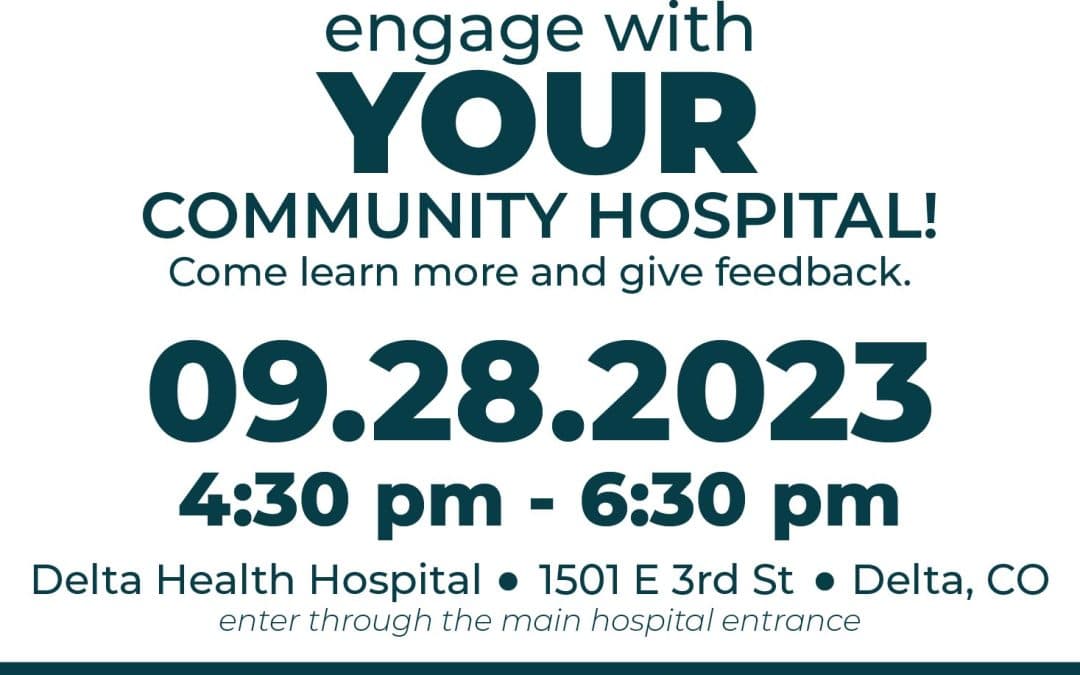 Community Invitation: Hospital and Community Benefit & Engagement Event