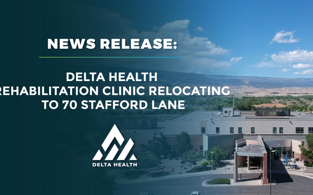 Delta Health Rehabilitation Clinic Relocating to 70 Stafford Lane